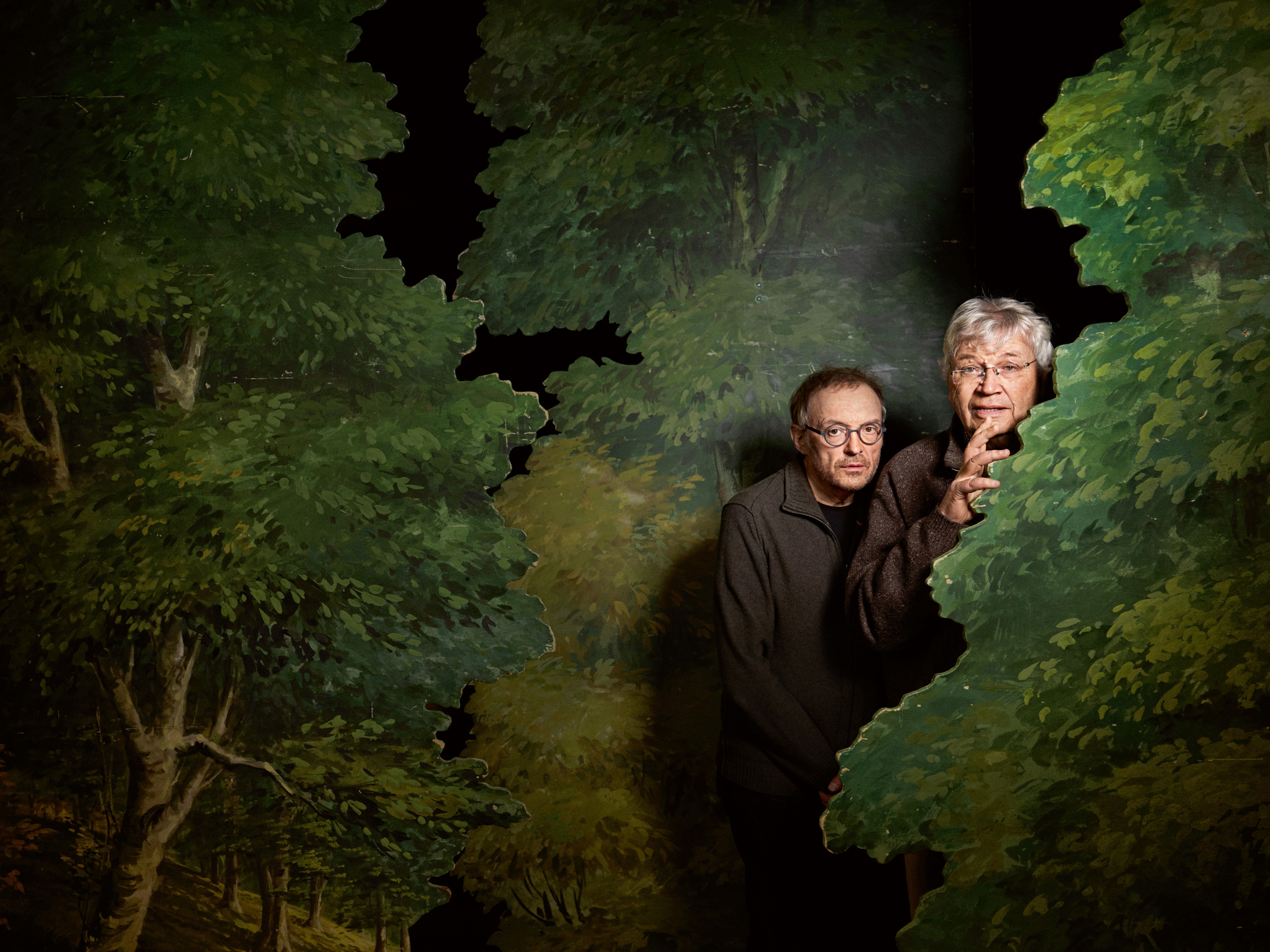 Josef Hader & Ottfried Fischer x SZ Magazin by Robert Brembeck
